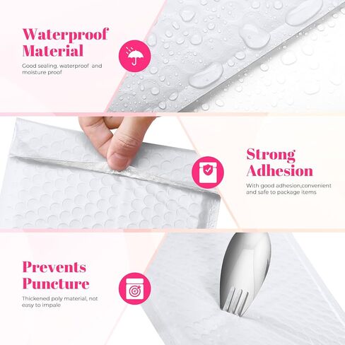 Metronic Bubble Mailer 10x13 "Black 40 Pack ، Poly Pated Plateving أكياس شحن مقاومة للماء للملابس ، مرسلات وسادة الختم الذاتية لشراء كتب الشحن ، المجوهرات ، لوازم المكياج in Saudi Arabia