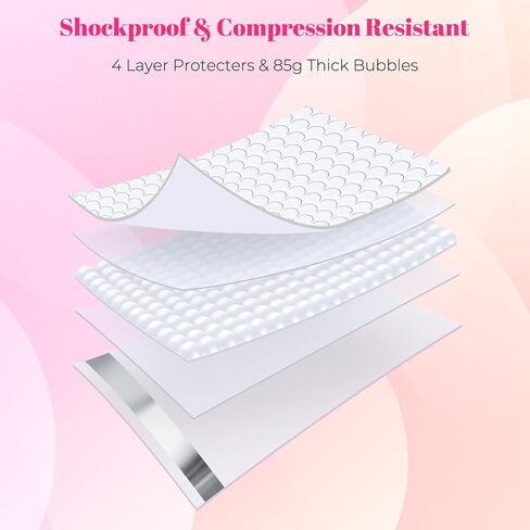 Metronic Bubble Mailer 10x13 "Black 40 Pack ، Poly Pated Plateving أكياس شحن مقاومة للماء للملابس ، مرسلات وسادة الختم الذاتية لشراء كتب الشحن ، المجوهرات ، لوازم المكياج in Saudi Arabia