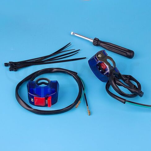 7/8 22mm Mini Bike Dirt Bike On Off Switch Switch Switch Presidents President Presacts for Coleman Mini Bike Dirt Four Wheeler Moped Go Kart. in Saudi Arabia