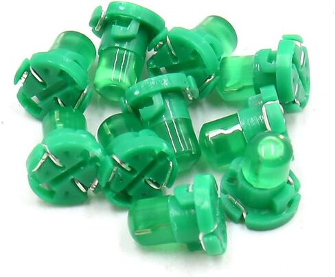Uxcell 10pcs T4.2 Green LED Dashboard لوحة مصباح مصباح مصباح للسيارة الداخلية in Saudi Arabia