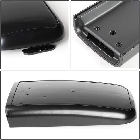 Auto Dynasty OE Leather Center Center Center Renrest Armbly W/Latch متوافق مع Chevy Trailblazer GMC Envoy 02-09 (رمادي) in Saudi Arabia