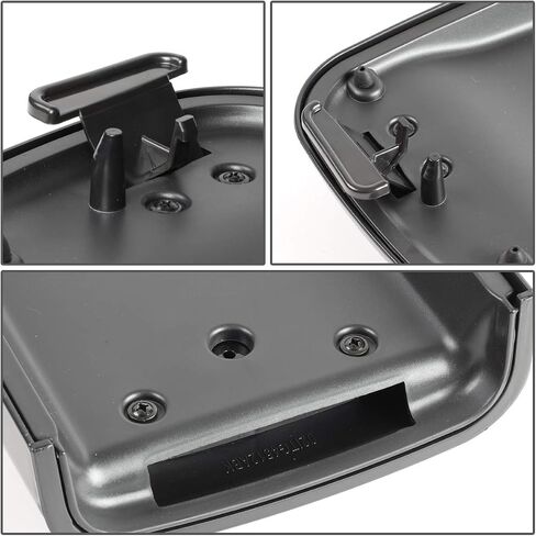 Auto Dynasty OE Leather Center Center Center Renrest Armbly W/Latch متوافق مع Chevy Trailblazer GMC Envoy 02-09 (رمادي) in Saudi Arabia