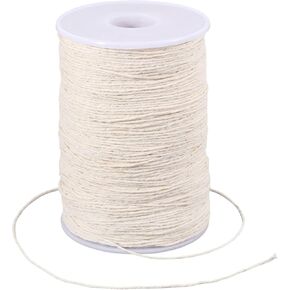 FREEBLOSS 500m Sashiko Thread 100% Cotton Embroidery Flosses White Hand Embroidery Thread Sashiko Quilting Thread for Sewing Needlework in Kuwait