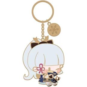 Q Version Metal Keychain Pendant Ayaka Zhongli Kazuha Tartaglia Official Merch Collection in Saudi Arabia