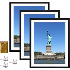 12x16 Wood Picture Frame Diamond Painting Frames 30x40cm Diamond Art Frame Display 12x16in / 30x40 cm Without Mat or 10x14 in/ 25x35cm with Mat 12 x 16 Photo Poster Frame Wall Hanging - White 3 Pack in Saudi Arabia