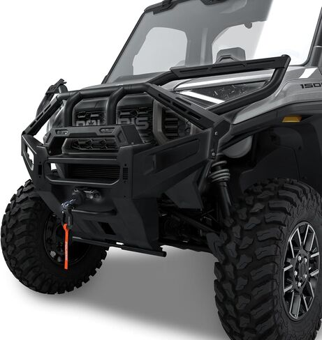 Polaris Upper Front Bumper for RANGER XD 1500 models, for Headlight Protection, Black Powdercoat - 2884872 in Saudi Arabia