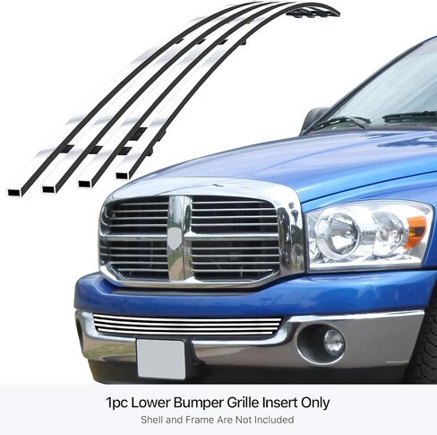 APS متوافقة مع Dodge RAM 1500 2002-2008 & 02-09 RAM 2500 3500 Lower Bumper Billet Grille Grille Insert D65375H in Kuwait