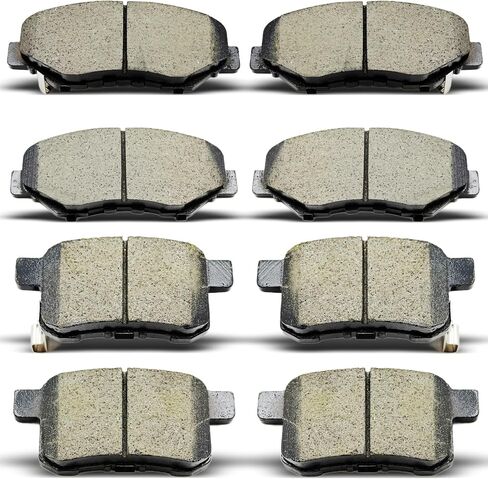 D914 D1336 Front Rear Ceramic Brake Pads Set Fit For For 2011 2012 2013 2014 2015 2016 2017 Honda Accord (8 pcs) in Saudi Arabia