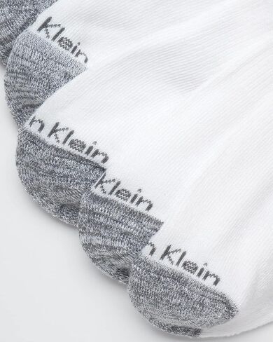 Calvin Klein Mens Quarter Socks - 6 Pack Breathable Cushion Athletic Ankle Socks for Men for Running and Workout (7-12) in Kuwait