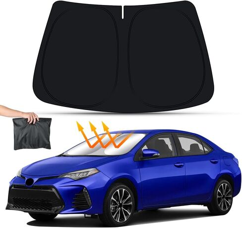 Car Sun Shade for Ford Maverick 2022 2023 2024 2025 Pickup Truck Auto Interior Accessories Front Windshield Sunshade Foldable Insulation Reflective Protector Parasol Window Curtains Cover Visor in Saudi Arabia