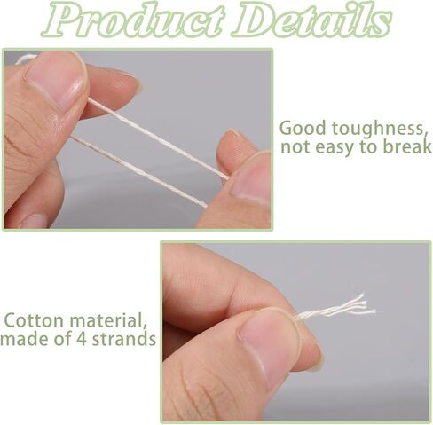 FreeBloss 500m Sashiko Thread 100 ٪ Cotton Embroidery Flosses White Hand Embroidery Thread Sashiko thread thour in Kuwait