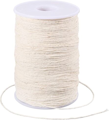 FreeBloss 500m Sashiko Thread 100 ٪ Cotton Embroidery Flosses White Hand Embroidery Thread Sashiko thread thour in Kuwait