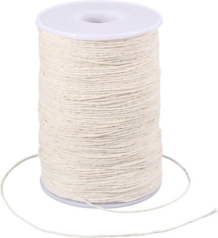 FREEBLOSS 500m Sashiko Thread 100% Cotton Embroidery Flosses White Hand Embroidery Thread Sashiko Quilting Thread for Sewing Needlework in Kuwait