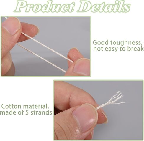 FREEBLOSS 500m Sashiko Thread 100% Cotton Embroidery Flosses White Hand Embroidery Thread Sashiko Quilting Thread for Sewing Needlework in Kuwait