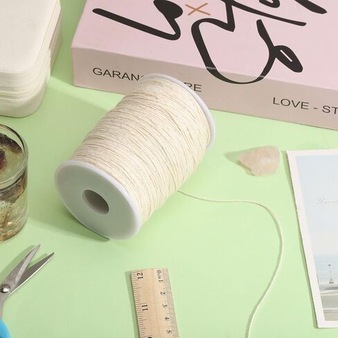 FREEBLOSS 500m Sashiko Thread 100% Cotton Embroidery Flosses White Hand Embroidery Thread Sashiko Quilting Thread for Sewing Needlework in Kuwait