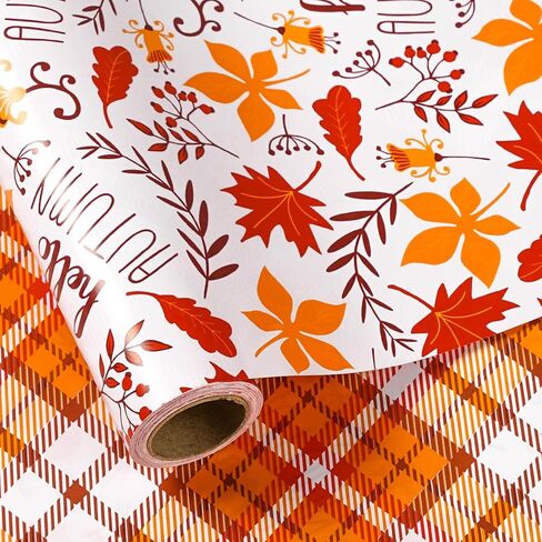 LeZakaa Reversible St. Patrick's Wrapping Paper, Luck Truck, Four-leaf Clovers, Green Solid Color for St. Patrick's Day Gift Wrap, DIY Craft, Mini Roll, 17 inches x 32.8 Feet (46.45 sq.ft.) in Kuwait