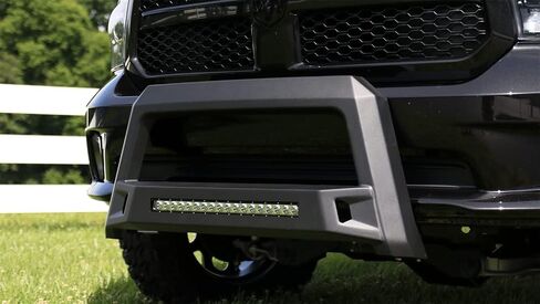 RealTruck Stainless Steel Bull Bar w/LED Light Bar for 2019 Ram 1500 in Saudi Arabia