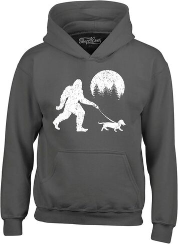 Shop4ever Bigfoot Walking Wiener Dog مضحك Sasquatch Dachshund هوديي وبلوزات in Kuwait
