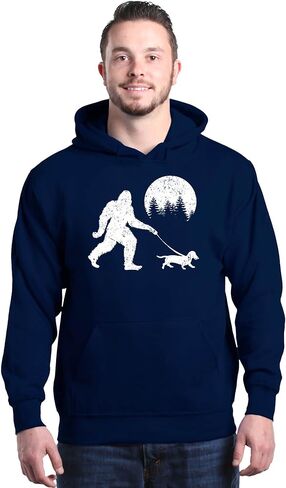 Shop4ever Bigfoot Walking Wiener Dog مضحك Sasquatch Dachshund هوديي وبلوزات in Kuwait