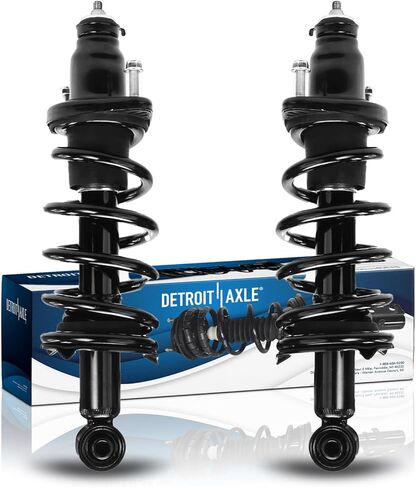Detroit Axle - 2 Rear Struts for 2007-2011 Honda CR-V Pair Complete Struts with Coil Spring Assembly 2008 2009 2010 Replacement Quick Install Ready Suspension Strut Shock in Saudi Arabia