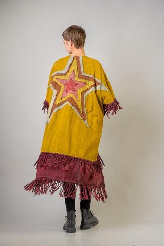 Rhea Cotton Fringe Duster in Saudi Arabia