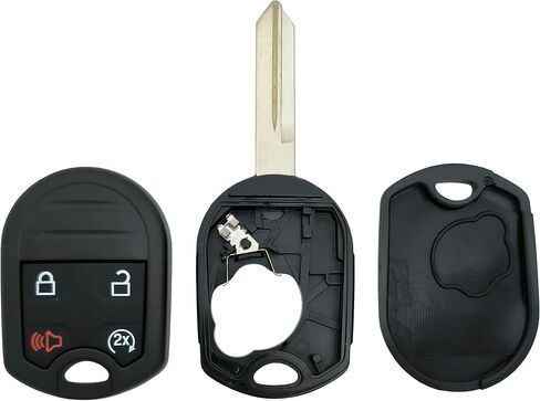 Key Fob Shell Case Replacement Fits for Ford F-150 F150 2011 2012 2013 2014 F-250 F-350 Super Duty 2011-2015 2016 Explorer Expedition 2009-2017 Keyless Entry Car Remote Cover (4 Buttons) in Kuwait