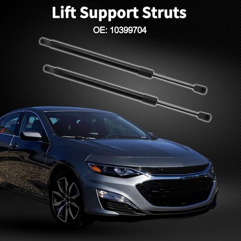 LIFT يدعم الدعامات غاز الربيع رقم 10399704 لشيفروليه كورفيت المكشوفة/هاتشباك 2005-2013 Black 2PCS in Saudi Arabia