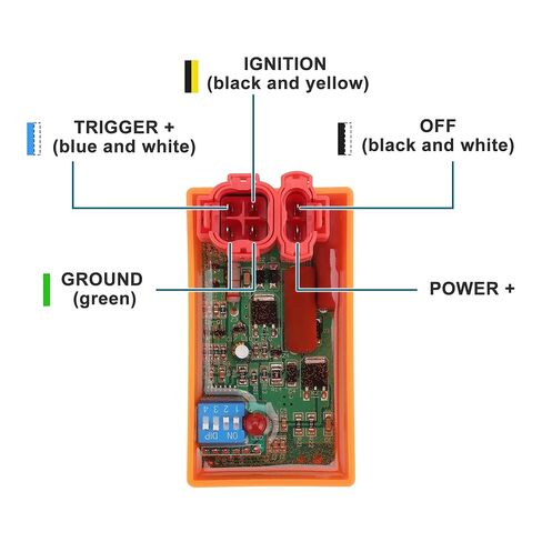 GOOFIT 6 Pin AC CDI Box Replacement for Gy6 50cc 125cc 150cc 200cc 250cc Engine ATV Pit Dirt Bike Go Kart Motorcycle in Saudi Arabia