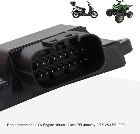 GOOFIT 18 Pin Motorcycle CDI Unit ECU Ignition Module Replacement for GY6 Engine 169cc 170cc EFI Jonway GTX 250 EFI 200 in Saudi Arabia