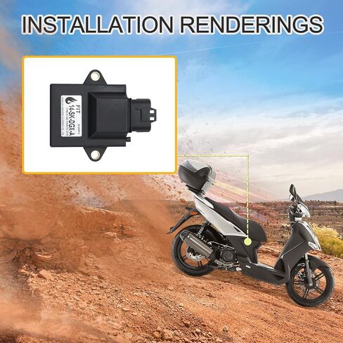 GOOFIT 18 Pin Motorcycle CDI Unit ECU Ignition Module Replacement for GY6 Engine 169cc 170cc EFI Jonway GTX 250 EFI 200 in Saudi Arabia