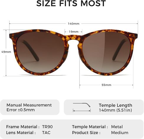 Sungait Original Design Neguredy Sunglasses استقطاب الطراز الكلاسيكي الرجعية للنساء والرجال in Kuwait