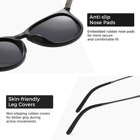 Sungait Original Design Neguredy Sunglasses استقطاب الطراز الكلاسيكي الرجعية للنساء والرجال in Kuwait