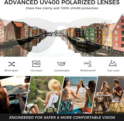 SUNGAIT Original Design Trendy Sunglasses Polarized Vintage Round Classic Retro Style for Women and Men in Saudi Arabia