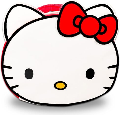 Hello Kitty Backpack with Lunch Box for Girls - Bundle with 16" School Bag, Lunch Bag, Water Bottle, Stickers, More | Hello Kitty Backpack for Kids School Supplies in Saudi Arabia