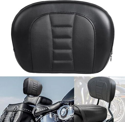 Blue Stitching Passenger Backrest Pad Sissy Bar Pad for Harley Touring Road King Electra Street Glide Road Glide 1997-2023 Softail 2018-2023 in Saudi Arabia