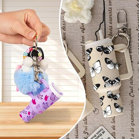 keychain uv dtf wraps - 16 pcs مضحك موتيل موتيل مفاتيح مفاتيح uvdtf ملفات الشارات ، فتاة عباد الشمس فارغة سلسلة المفاتيح UV DTF Transfer Craft Decor in Saudi Arabia