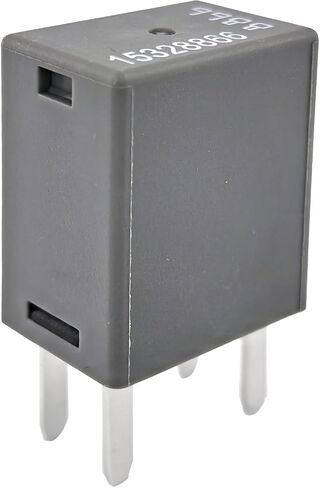3-Pack 15328866 Relay - 40A 12VDC 4-Pin SPST Automotive Relay - Compatible with Select GM/Chrysler Vehicles (for Dodge Ram, Jeep Wrangler) - Fixes Fuel Pump, Cooling Fan & P0113/P0699 Errors in Saudi Arabia