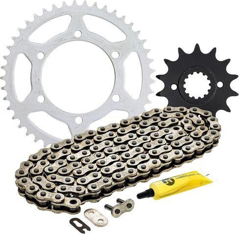 NICHE Drive Sprocket Chain Combo for Kawasaki Ninja 250R EX250F GPX250R Front 14 Rear 45 Tooth 520V-X X-Ring 106 Links in Saudi Arabia