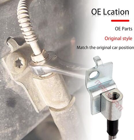 Marsram Stainless Steel Braid Extended Hydraulic Front Brake Lines Fit 1990-1995 Wrangler YJ | 26 Inch | 52006473 52006472 in Kuwait