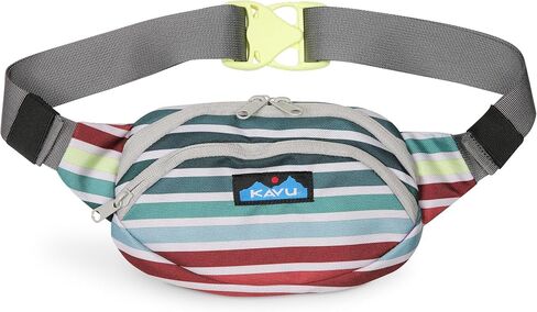 KAVU Spectator Belt Bag Polyester Hip Fanny Pack - Surf Block in Saudi Arabia
