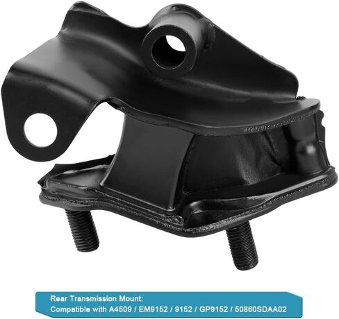 JDMON 3Pcs Engine Motor & Transmission Mount Kit Replacement for Honda Accord 2.4L 2003 2004 2005 2006 2007 Auto Trans Compatible with A4509 / EM9152 / 9152 / A4510 / EM9151 / 9151 / A4542 / 9225 in Saudi Arabia