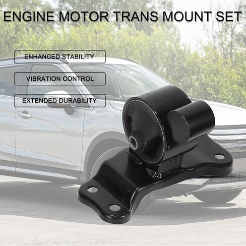 Engine Motor Trans Mount Set for Mitsubishi Lancer 2.0L 2002-2007 Vibration Isolation No.MR491557 | Engine Mount Set 1 Set in Saudi Arabia