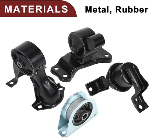 Engine Motor Trans Mount Set for Mitsubishi Lancer 2.0L 2002-2007 Vibration Isolation No.MR491557 | Engine Mount Set 1 Set in Saudi Arabia