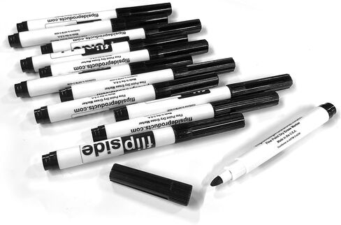 Flipside Products Mini Dry Erase Answer Paddle - Class(FLP10036), White, Pack of 12, 5 x 9 in Saudi Arabia