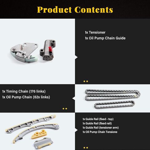 OCPTY Timing Chain Kit fits for TS21830 TS21762 Acura RSX Honda Civic 2.0L 2002-2006 in Saudi Arabia