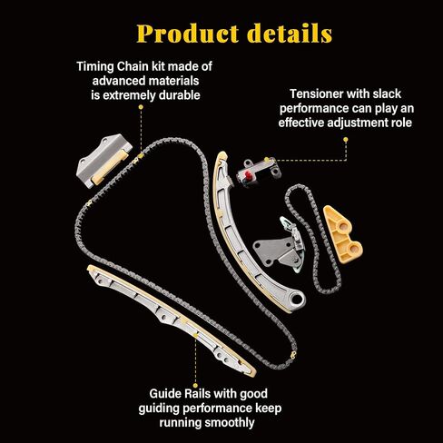 OCPTY Timing Chain Kit fits for TS21830 TS21762 Acura RSX Honda Civic 2.0L 2002-2006 in Saudi Arabia