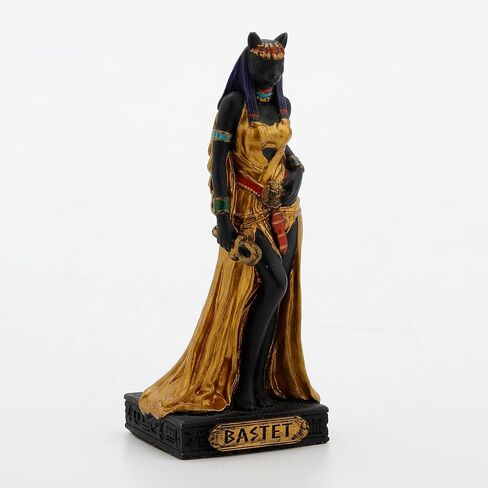Veronese Design 3 1/2 "تمييز راتينج مصغر طويل القابل للآلهة المصغرة (Bastet ، Multicolor) in Saudi Arabia