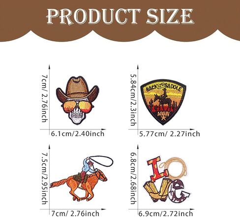 Western 45Pcs Pink Trucker Hat Patches - Western Iron On Embroidered Patches for Cowgirl Hats, Jackets, Backpacks Clothing ﻿ in Kuwait