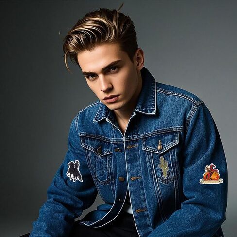 Western 45Pcs Pink Trucker Hat Patches - Western Iron On Embroidered Patches for Cowgirl Hats, Jackets, Backpacks Clothing ﻿ in Kuwait