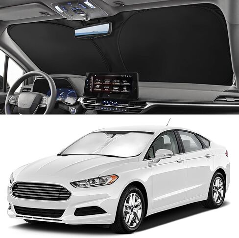 Car Windshield Sun Shade Sunshade Compatible with Lexus ES 350 ES300H ES250 2025 2024 2023 2022 2021 2020-2015 Accessories, Foldable Car Front Window Sun Shield Visor in Saudi Arabia